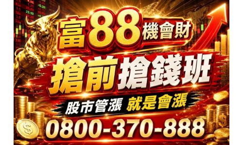 林柏錦分析師【富88機會財 搶前搶錢班】專案